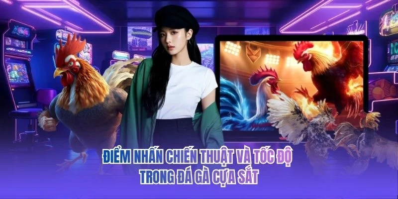 Điểm nhấn chiến thuật và tốc độ trong đá gà cựa sắt