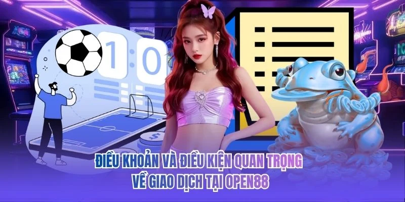 Điều khoản và điều kiện quan trọng về giao dịch tại OPEN88